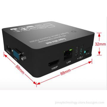 Onvif 1080P 8channel Simple Fashion Portable Super Mini NVR E-SATA P2p HDMI